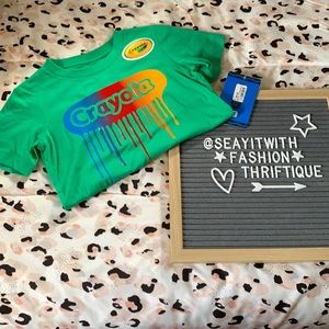 Crayola Green (4T) SS Graphic T-Shirt